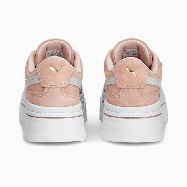 Mayze Stack Suede Women's Sneakers, Rose Dust, extralarge
