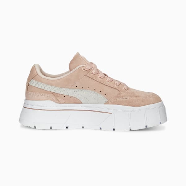 Sneakers pour femmes Mayze Stack Suede, Rose Dust, extralarge