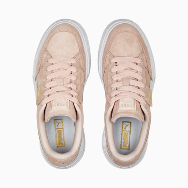 Sneakers pour femmes Mayze Stack Suede, Rose Dust, extralarge