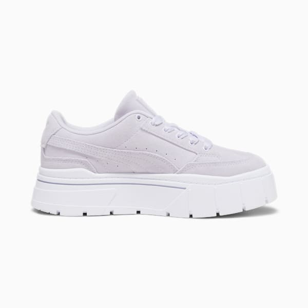 Mayze Stack Suede Women's Sneakers, Spring Lavender, extralarge