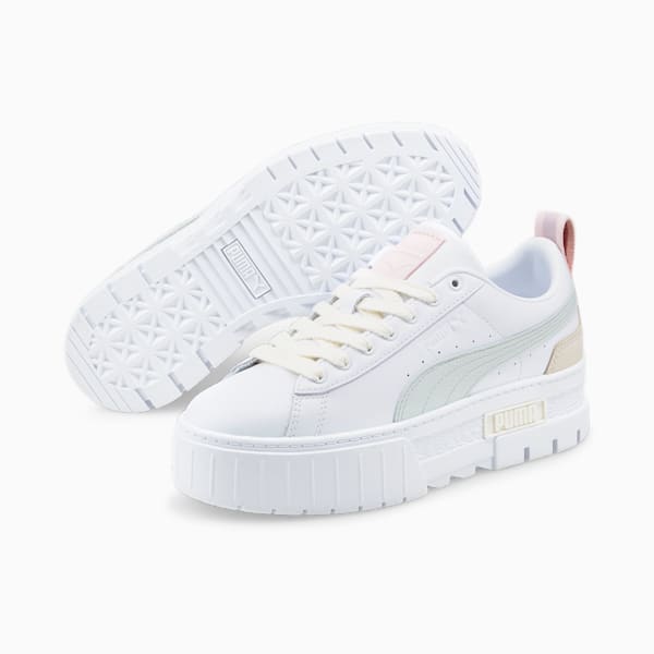 Mayze Luxe Women's Trainers, Puma White-Pristine, extralarge-GBR