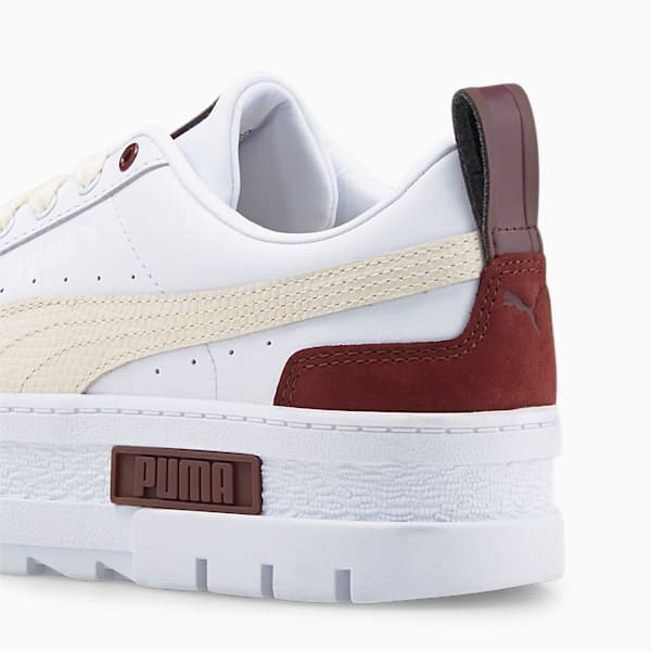 Mayze Luxe Women's Trainers, Puma White-Dusty Plum