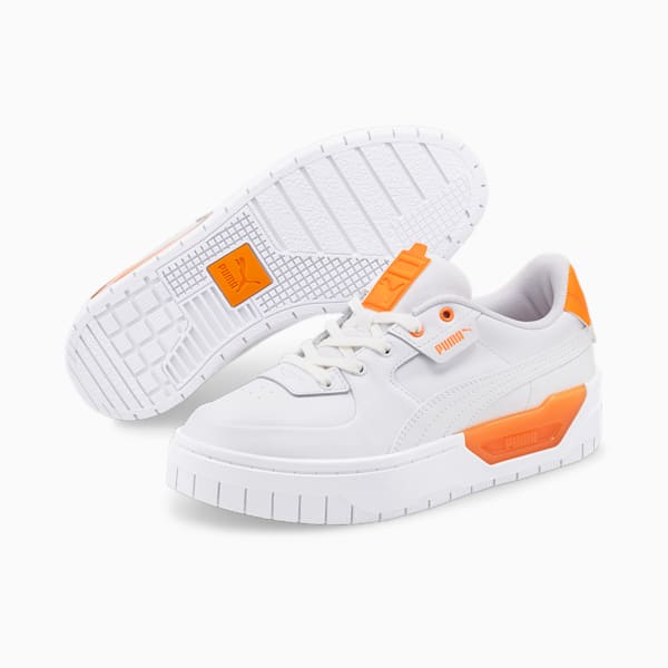 Cali Dream Pop Women's Sneakers, Puma White-Orange Glow