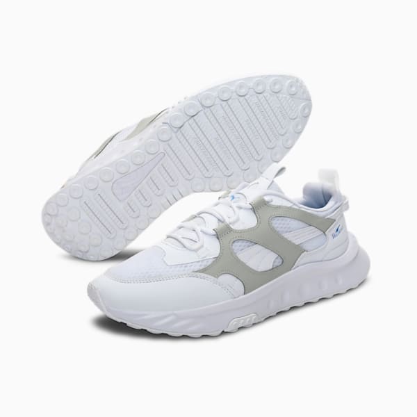 Wild Rider Cage TPU Unisex Sneakers, Puma White-Gray Violet, extralarge-IND