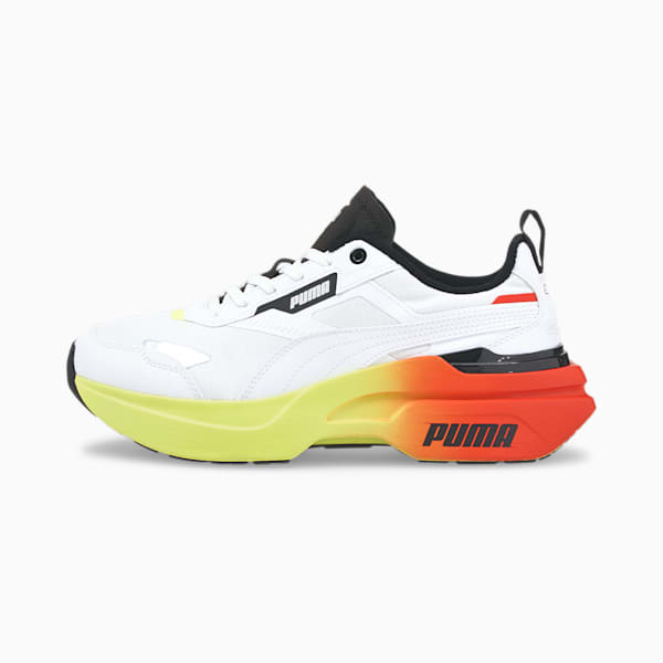 Kosmo Rider Gradient Women’s Sneakers, Puma White-Fizzy Yellow-Firelight, extralarge
