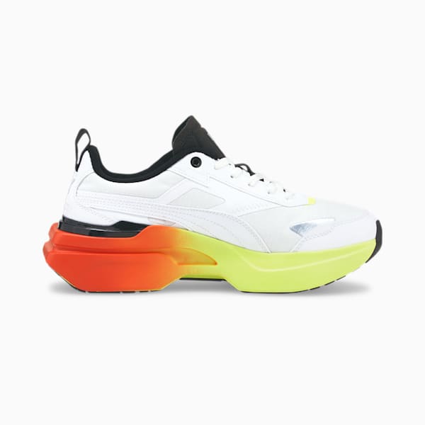 Kosmo Rider Gradient Women’s Sneakers, Puma White-Fizzy Yellow-Firelight, extralarge