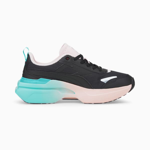 Kosmo Rider Gradient Women’s Sneakers, Puma Black-Fizzy Melon-Elektro Aqua, extralarge