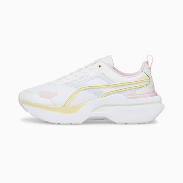 ウィメンズ コスモ ライダー パステル スニーカー, Puma White-Arctic Ice, extralarge-JPN