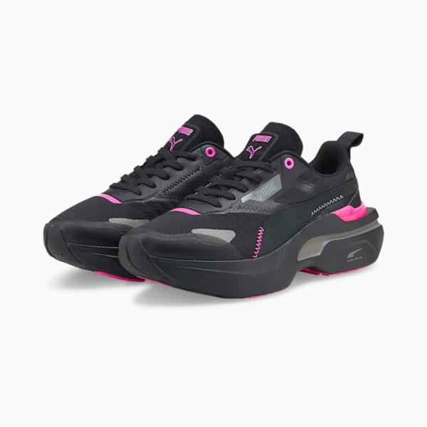 Tenis para mujer Kosmo Rider DC5, Puma Black-Luminous Pink, extralarge