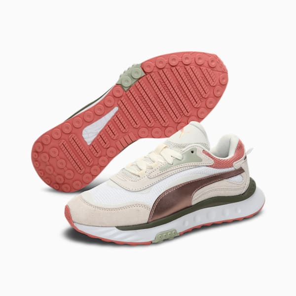 Wild Rider Unfold Metallic Women's Sneakers, Pristine, extralarge-IND