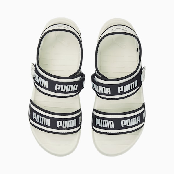 SOFTRIDE Signature Women's Sandals, Marshmallow-Puma Black, extralarge-IND