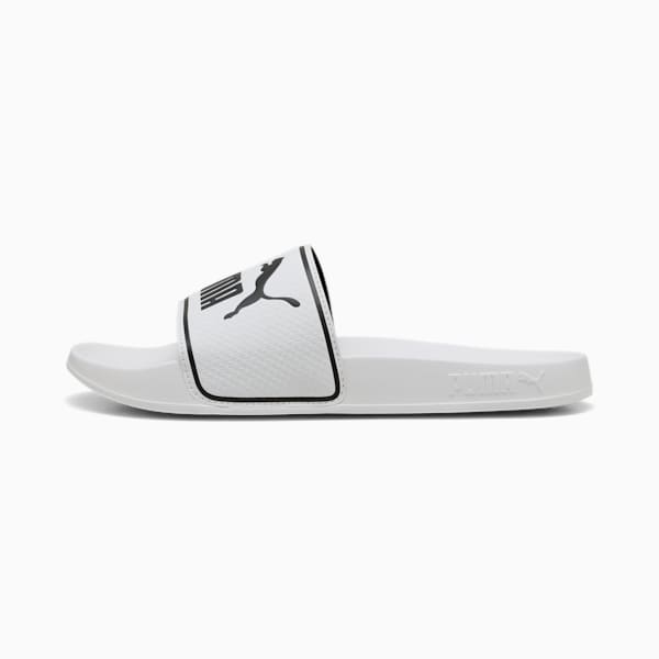 Leadcat 2.0 Slides, Puma White-Puma Black, extralarge