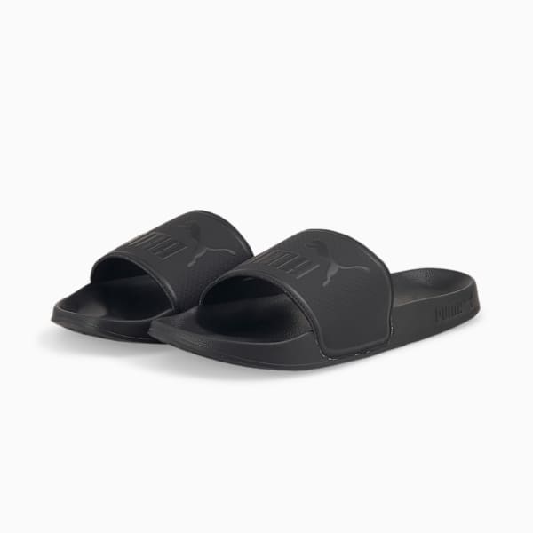 Leadcat 2.0 Unisex Slides, Puma Black-Puma Black, extralarge-IND