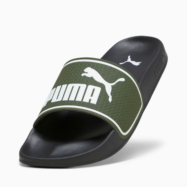 Leadcat 2.0 Slides, Myrtle-PUMA White-PUMA Black, extralarge