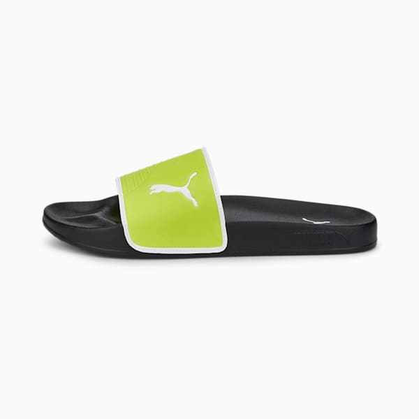 Leadcat 2.0 Shower Men's Slides, Limepunch-Puma White-Puma Black, extralarge-IND