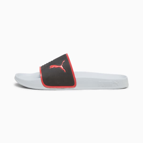 Leadcat 2.0 Shower Men's Slides, PUMA Black-For All Time Red-Cool Mid Gray, extralarge-IND