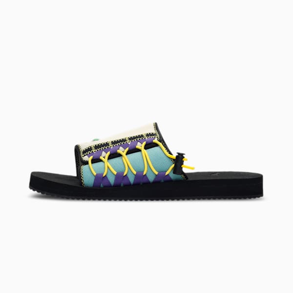 PUMA x BUTTER GOODS Wilo Sandals, Puma Black-Putty-Mineral Blue, extralarge-GBR