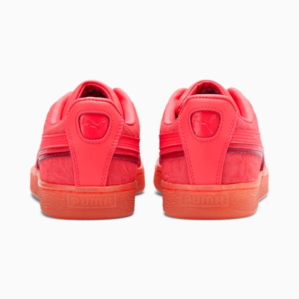 Suede Triplex Mono Men's Sneakers, Sunblaze-Paradise Pink-Persian Red, extralarge