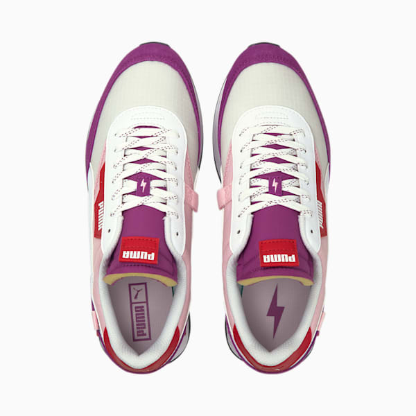 Future Rider Plum Trainers, Byzantium-Puma White-Pink Lady, extralarge-GBR