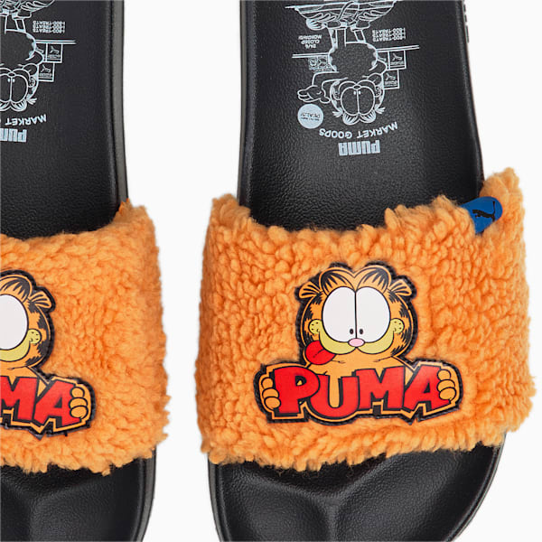 PUMA x Garfield Leadcat 2.0 Men's Slides, Puma Black-Zinnia