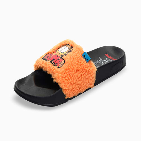PUMA x Garfield Leadcat 2.0 Unisex Slides, Puma Black-Zinnia, extralarge-IND