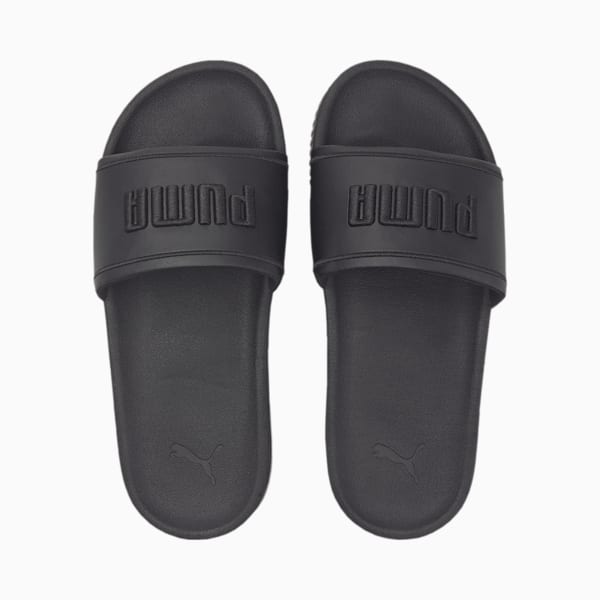 Women's Platform Slides, Puma Black, extralarge