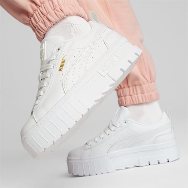 Mayze Classic Women's Sneakers, Puma White