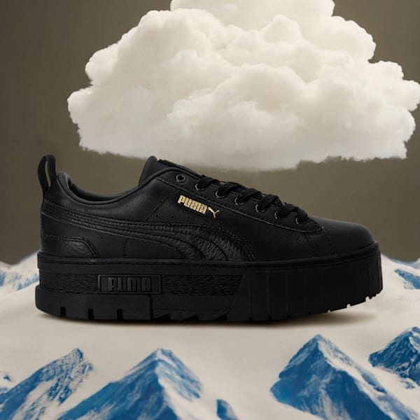 Mayze Classic Women's Sneakers, Puma Black, extralarge-IND
