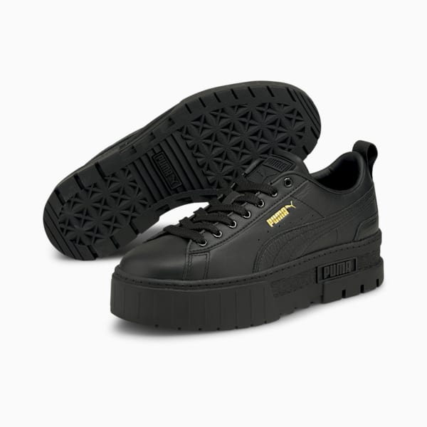 Tenis Mayze Classic para mujer, Puma Black, extralarge
