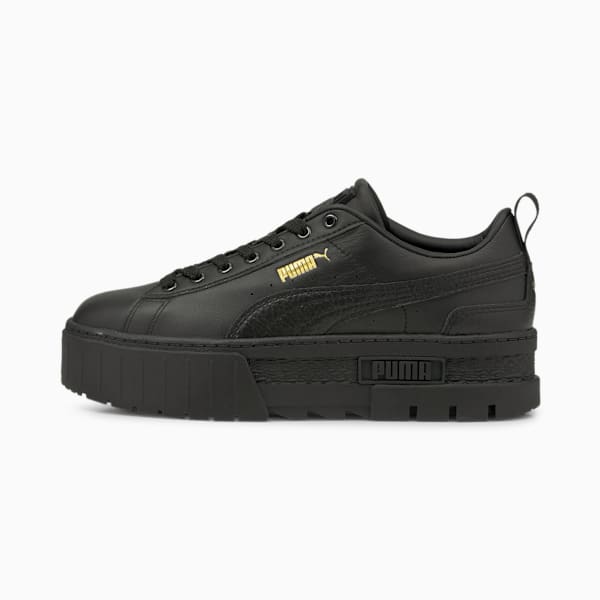 Tenis clásicos de mujer Mayze, Puma Black, extralarge