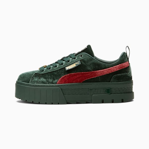 Puma velvet sneakers best sale