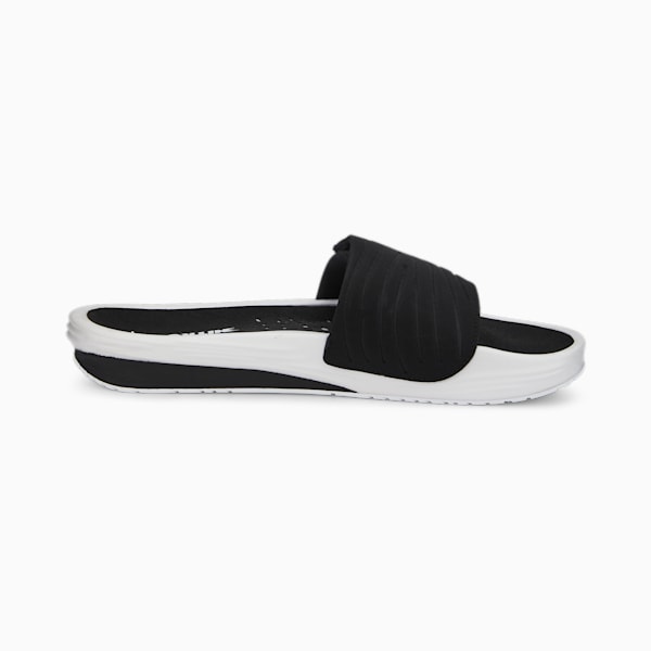 Nitrocat V Unisex Slides, Puma Black-Puma White, extralarge-IND