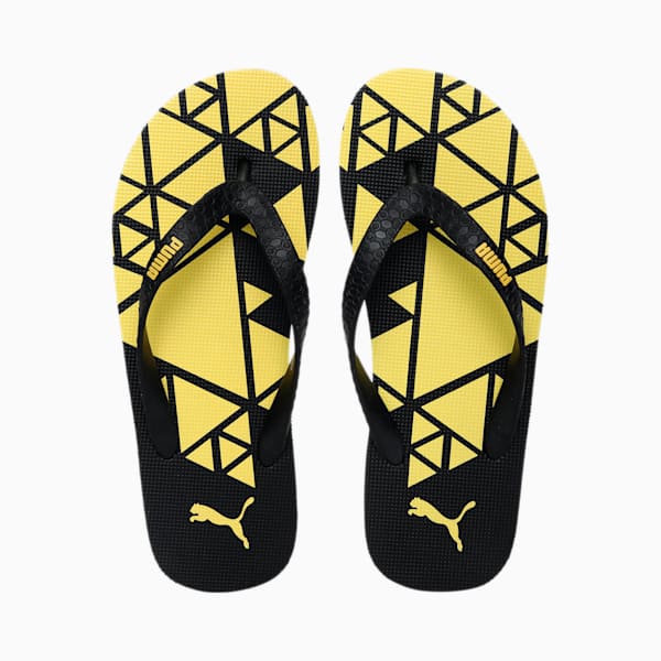 puma black blazing yellow