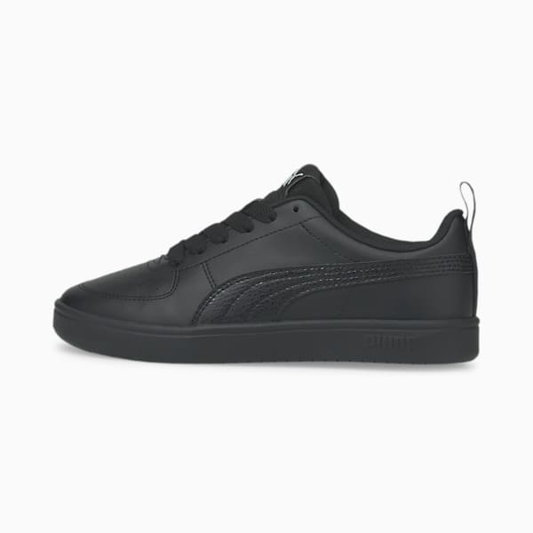 Puma Rickie Youth Shoes, Puma Black-Puma Black-Glacier Gray, extralarge-AUS