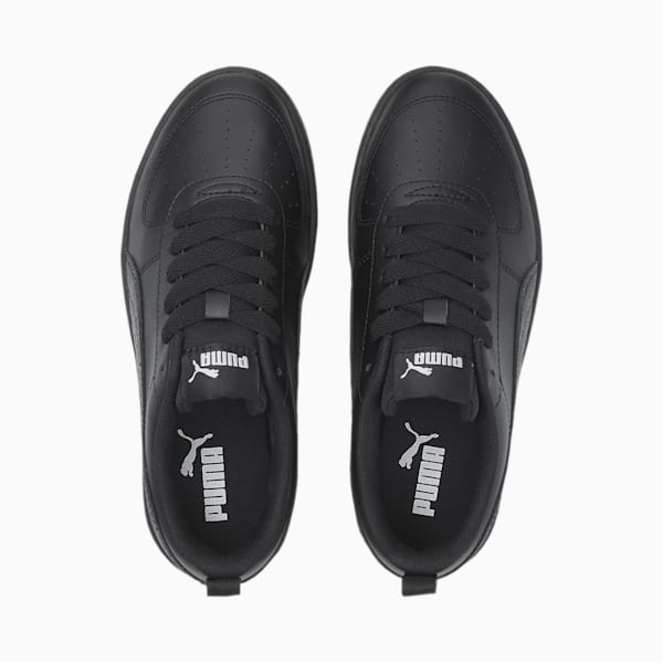 Puma Rickie Youth Shoes, Puma Black-Puma Black-Glacier Gray, extralarge-IND