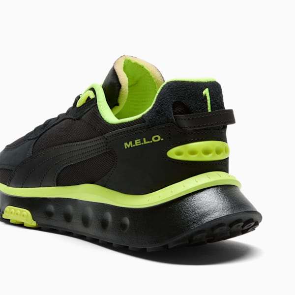Tenis para hombre Wild Rider PUMA x LAMEO BALL, Puma Black-Puma Black, extralarge