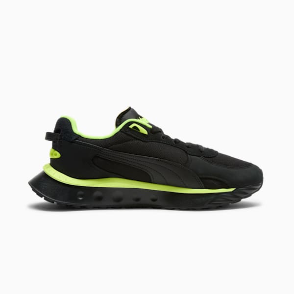 Tenis para hombre Wild Rider PUMA x LAMEO BALL, Puma Black-Puma Black, extralarge