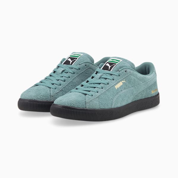 PUMA x BUTTER GOODS Suede VTG Sneakers, Mineral Blue-Puma Black, extralarge