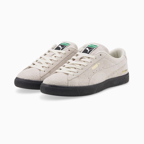 PUMA x BUTTER GOODS Suede VTG Sneakers, Whisper White-Puma Black, extralarge