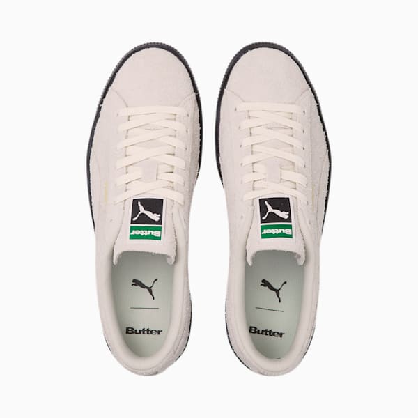 PUMA x BUTTER GOODS Suede VTG Sneakers, Whisper White-Puma Black, extralarge