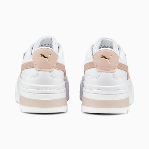 Mayze Stack Women's Sneakers, Puma White-Rose Quartz, extralarge-IND