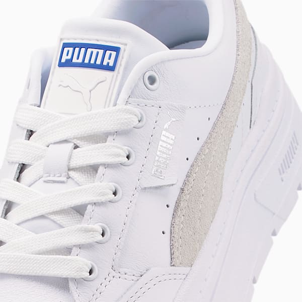 Mayze Stack Women's Sneakers, PUMA White-Royal Sapphire, extralarge-IND