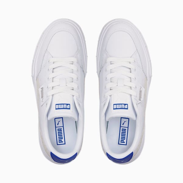 Mayze Stack Women's Sneakers, PUMA White-Royal Sapphire, extralarge-IND