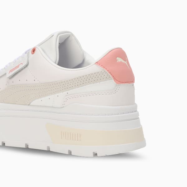 Mayze Stack Women's Sneakers, PUMA White-Future Pink, extralarge-IND