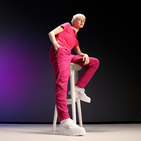 Mayze Stack Women's Sneakers, PUMA White-Future Pink, extralarge-IND