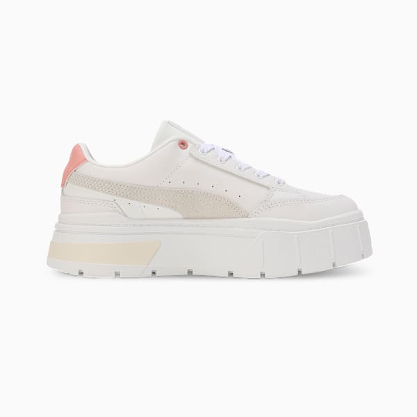 Mayze Stack Women's Sneakers, PUMA White-Future Pink, extralarge-IND