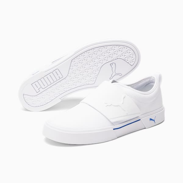 Chaussures à enfiler El Rey II, Puma White-Future Blue, extralarge