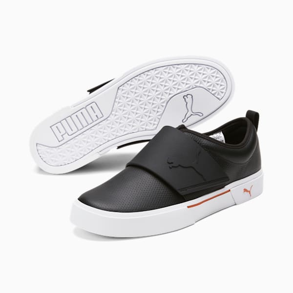 Chaussures à enfiler El Rey II, PUMA Black-Chili Powder, extralarge