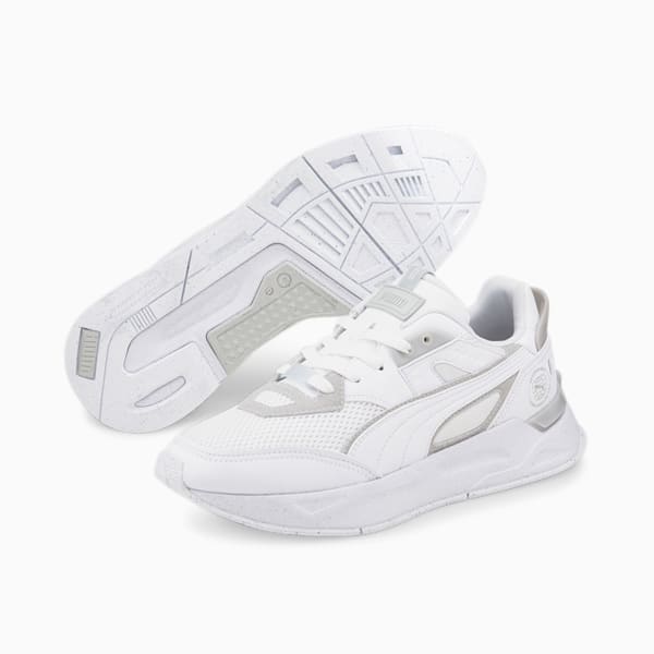 Mirage Sport RE:Style Unisex Sneakers, Puma White-Gray Violet, extralarge-IND