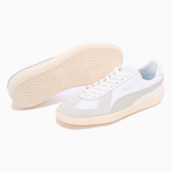 Army Trainer Croc Trainers, Puma White-Nimbus Cloud, extralarge-GBR